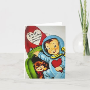 Naughty Valentijn My Rocket gaat naar Uranus Bedankkaart