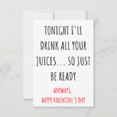 Naughty Valentijnsdag card voor hem en haar Bedankkaart (Voorkant)