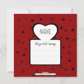 Naughty Valentijnsdag Kaart Boyvriend - Funny (Achterkant)