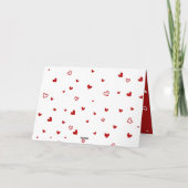 Naughty Valentijnsdag, om lijst te doen, grappige  Kaart (Achterkant)