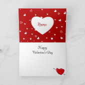 Naughty Valentijnsdag, om lijst te doen, grappige  Kaart (Binnen)