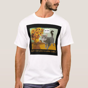 Naughty Van Gogh Cat 3 T-shirt