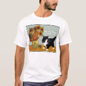 Naughty Van Gogh Cat T-shirt (Voorkant)