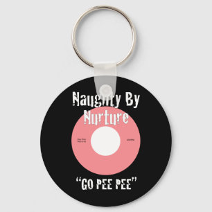 Naughty van Nurture Pink Sleutelhanger