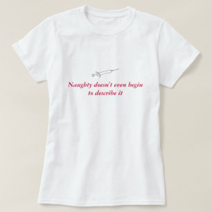 Naughty verpleegster t-shirt