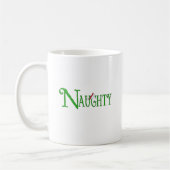 Naughty voor Kerstmis Koffiemok (Links)