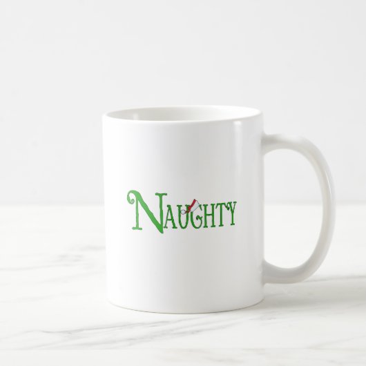Naughty voor Kerstmis Koffiemok (Rechts)