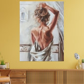 Naughty Wake Up Canvas Afdruk (Insitu (Woonkamer))