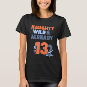 Naughty Wild & reeds 13 vogelhaaien T-shirt