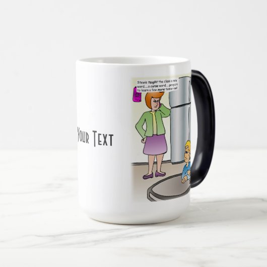 Naughty Words Magische Mok (Voorkant rechts)