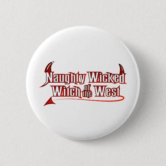 Naughty Wyed Witch Ronde Button 5,7 Cm (Voorkant)