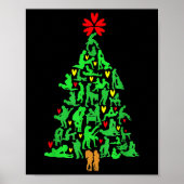 Naughty Xmas Ornamenten Kamasutra Volwassen Humor  Poster (Voorkant)