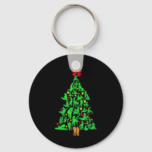 Naughty Xmas Ornamenten Kamasutra Volwassen Humor Sleutelhanger