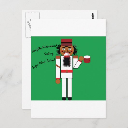 NaughtyNutkraker Briefkaart (Voorkant / Achterkant)