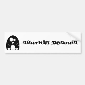 NAUGHTYPENGUIN, Naughty Penguin Bumpersticker