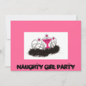 Naughy Girl Party Kaart (Voorkant)