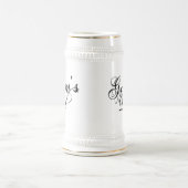 Naughy Grunge Script - Groom's Dad Black Bierpul (Center)