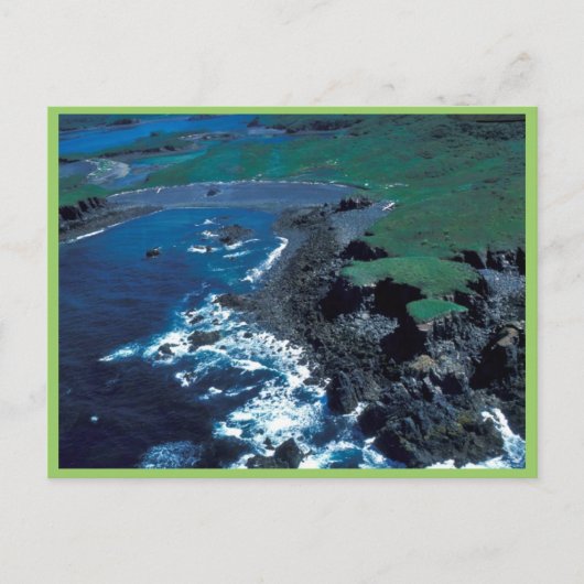 Naugolka Point Coastline, Kodiak Briefkaart (Voorkant)