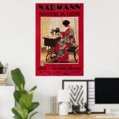Naumann Macchine da Cucire Poster (Thuiskantoor)
