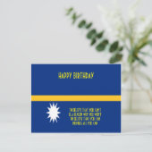 NAURA VERJAARDAGSKAARTEN BRIEFKAART (Staand voorkant)