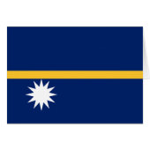 Nauru Flag (Voorkant Horizontaal)