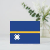 Nauru Flag Briefkaart (Staand voorkant)