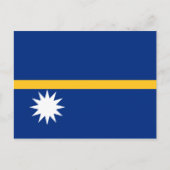 Nauru Flag Briefkaart (Voorkant)