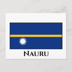Nauru Flag Briefkaart