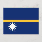 Nauru Flag Briefkaart (Voorkant)