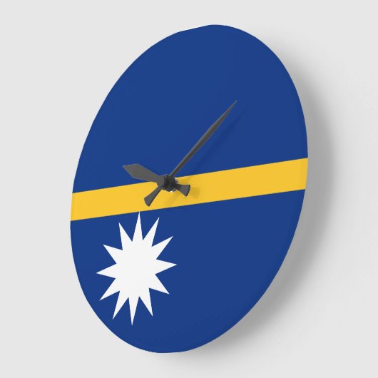 Nauru Flag Grote Klok (Hoek)