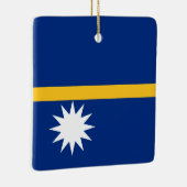 Nauru Flag Keramisch Ornament (Rechts)