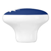 Nauru Flag Keramische Knop (Zijkant)