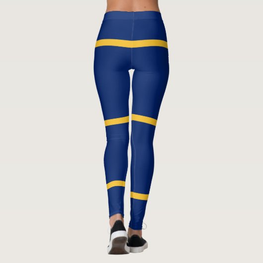 Nauru Flag Leggings (Achterkant)