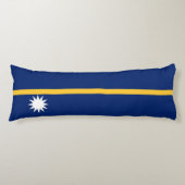 Nauru Flag Lichaamskussen (Voorkant)