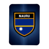Nauru Flag Magneet (Verticaal)