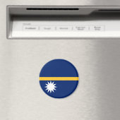 Nauru Flag Magneet (Insitu (Vaatwasser))
