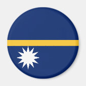 Nauru Flag Magneet (Voorkant)