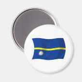Nauru Flag Magnet (Voorkant / Achterkant)