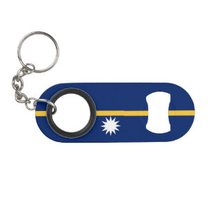 Nauru Flag Mini Flessenopener