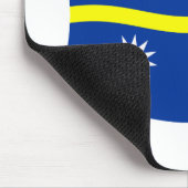 Nauru Flag Mousepad Muismat (Hoek)