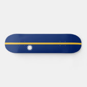 Nauru Flag Persoonlijk Skateboard (Horizontaal)