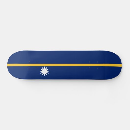Nauru Flag Persoonlijk Skateboard (Horizontaal)