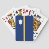 Nauru Flag Pokerkaarten (Achterkant)