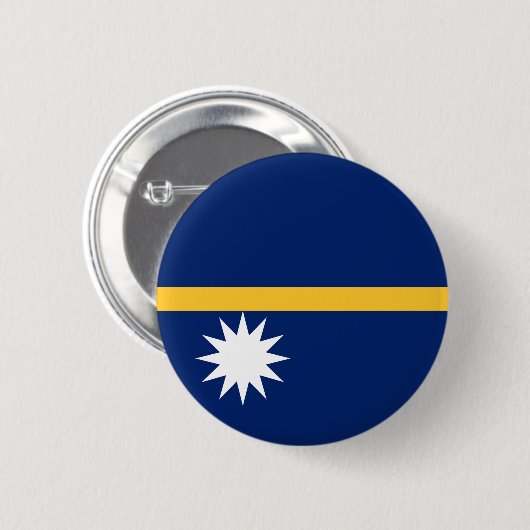 Nauru Flag Ronde Button 5,7 Cm (Voorkant /achterkant)