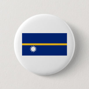Nauru Flag Ronde Button 5,7 Cm