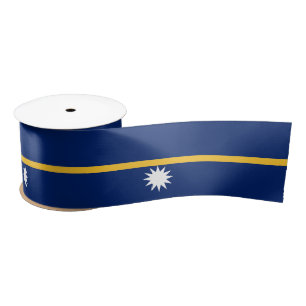 Nauru Flag Satijnen Lint