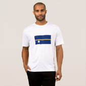 Nauru Flag T-shirt (Voorkant volledig)