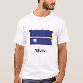 Nauru Flag T-shirt (Voorkant)