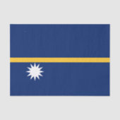 Nauru Flag Tissuepapier (Voorkant)