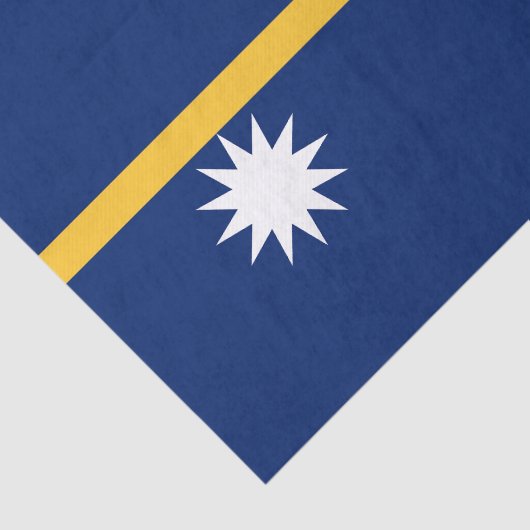 Nauru Flag Tissuepapier (Detail)